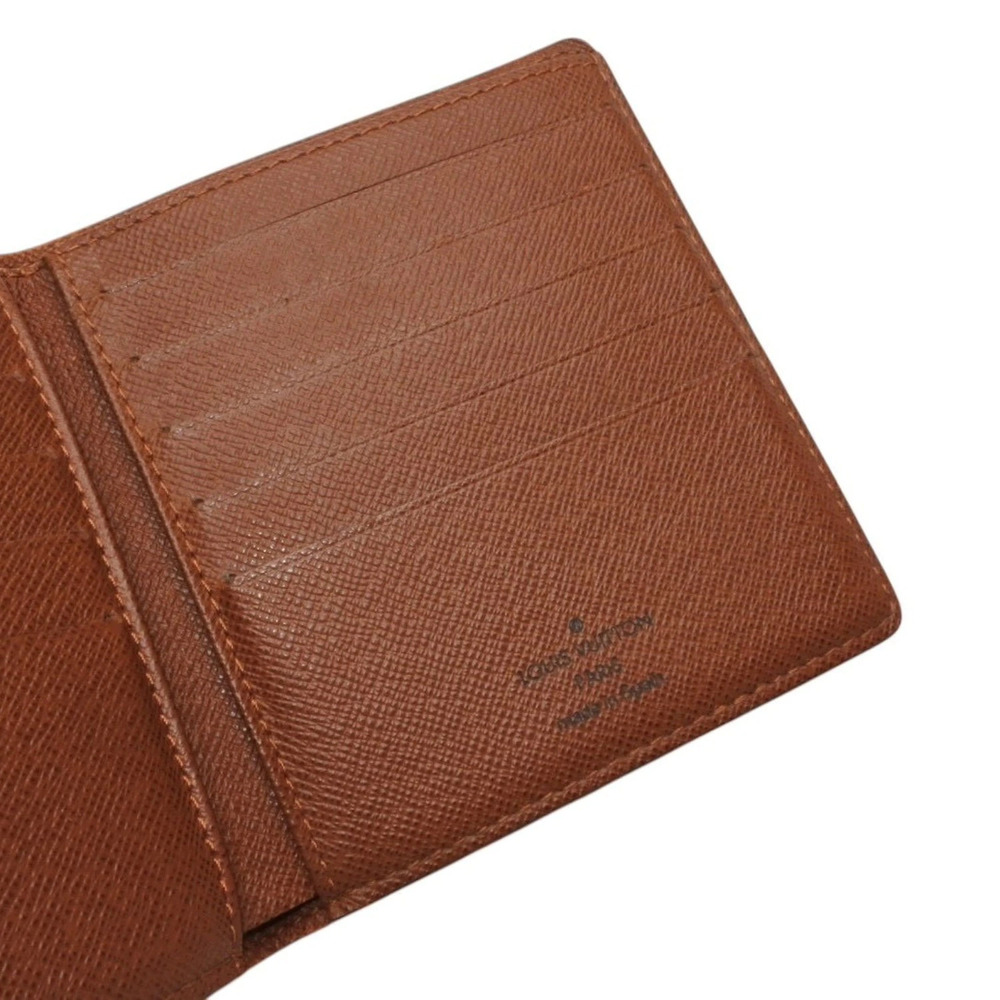 LOUIS VUITTON Portefeuille Cartes Credit Monogram Bi fold Wallet Brown - Picture 6 of 12